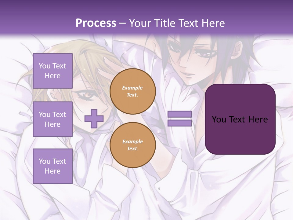 A Couple Of People Laying In Bed Together PowerPoint Template