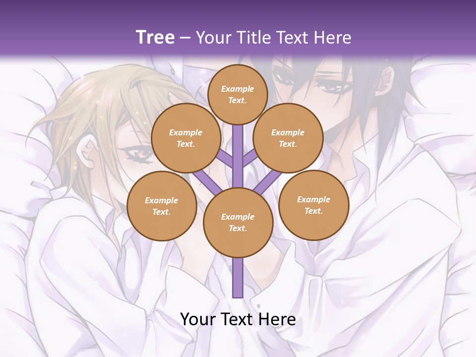 A Couple Of People Laying In Bed Together PowerPoint Template