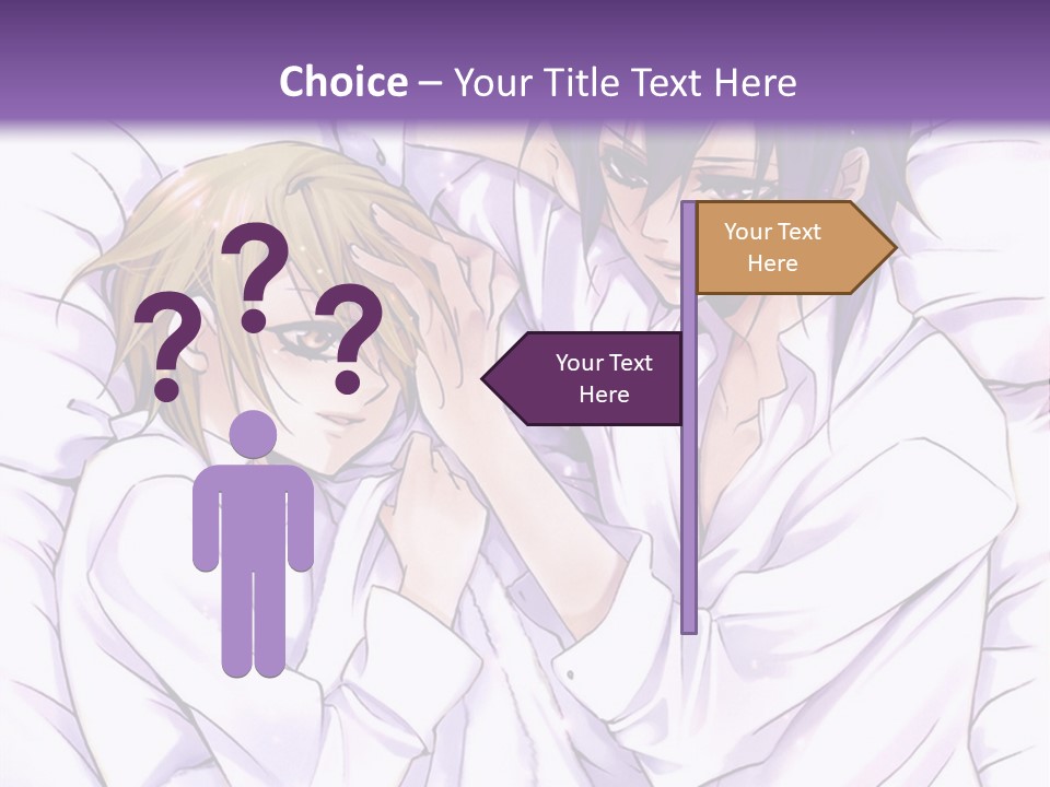 A Couple Of People Laying In Bed Together PowerPoint Template