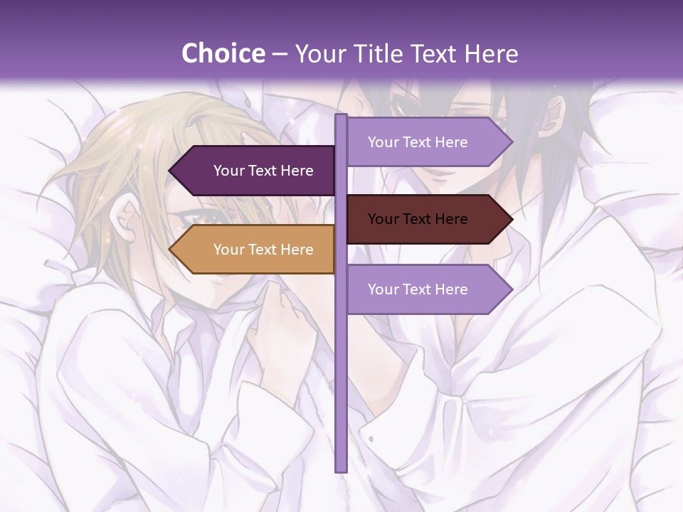 A Couple Of People Laying In Bed Together PowerPoint Template