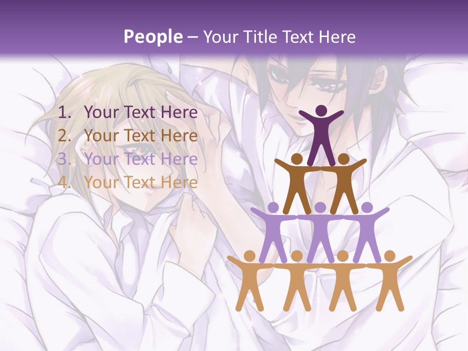 A Couple Of People Laying In Bed Together PowerPoint Template