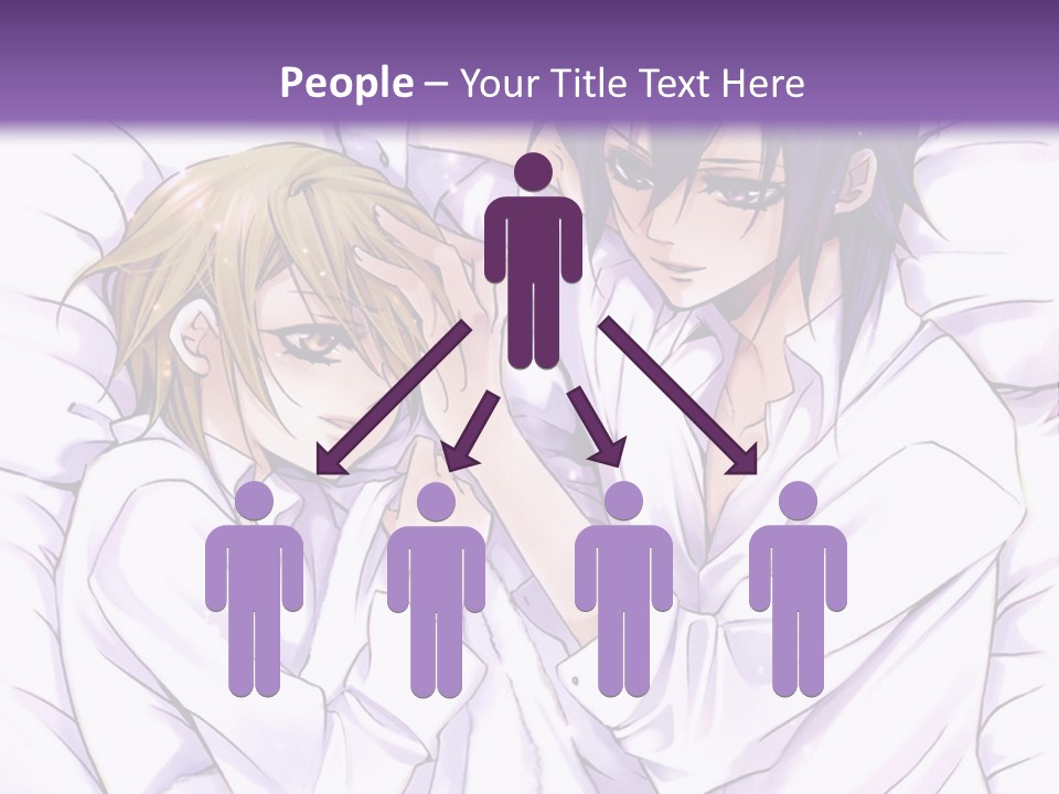 A Couple Of People Laying In Bed Together PowerPoint Template