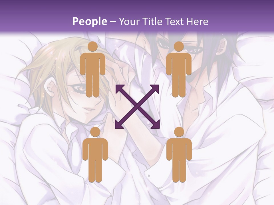 A Couple Of People Laying In Bed Together PowerPoint Template