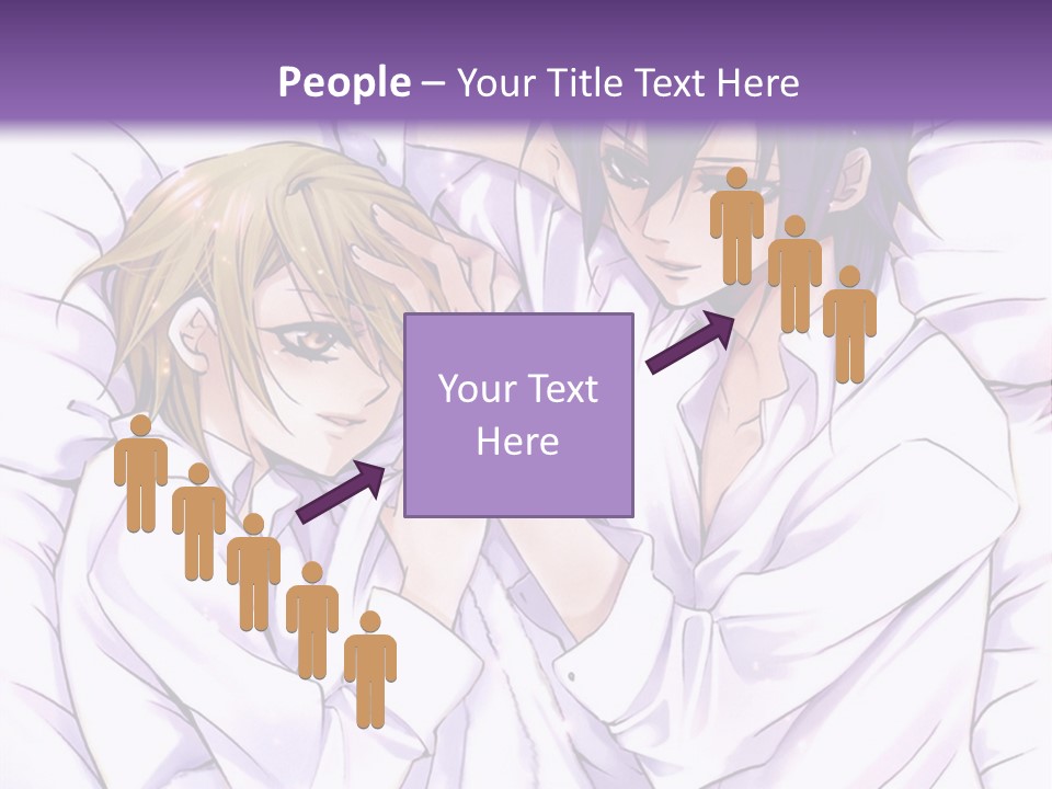 A Couple Of People Laying In Bed Together PowerPoint Template