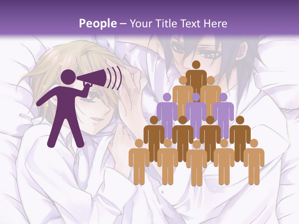 A Couple Of People Laying In Bed Together PowerPoint Template