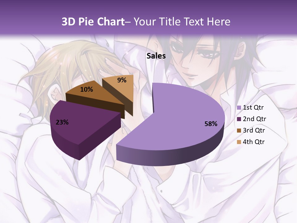 A Couple Of People Laying In Bed Together PowerPoint Template