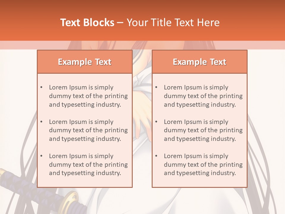 A Woman In A White Dress Holding A Sword PowerPoint Template