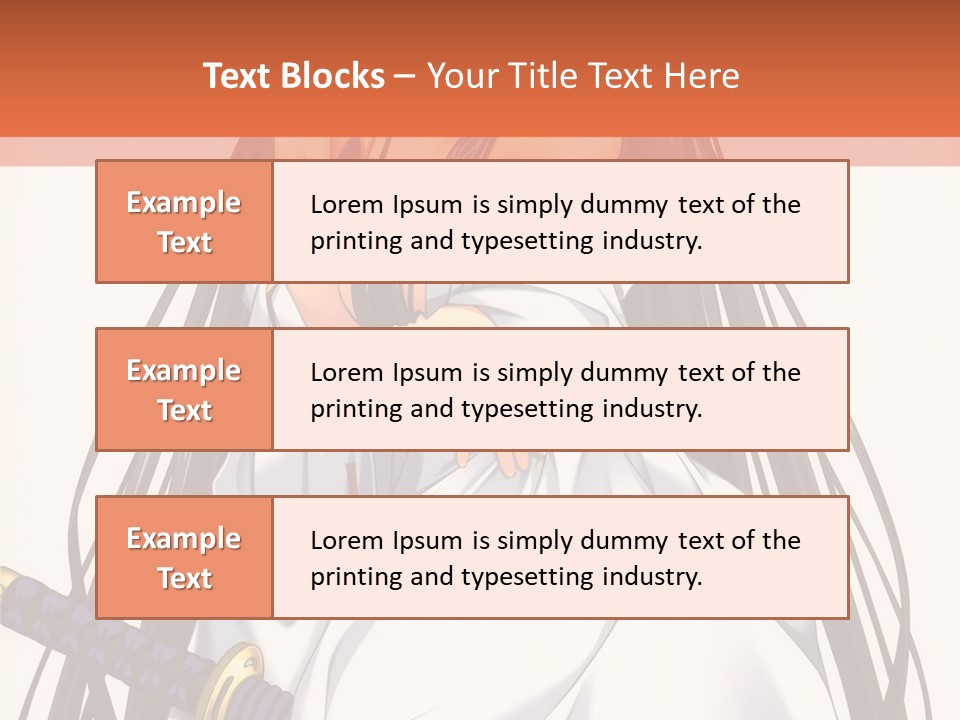 A Woman In A White Dress Holding A Sword PowerPoint Template