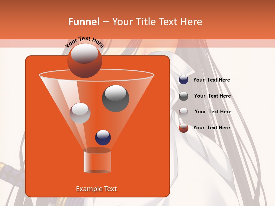 A Woman In A White Dress Holding A Sword PowerPoint Template