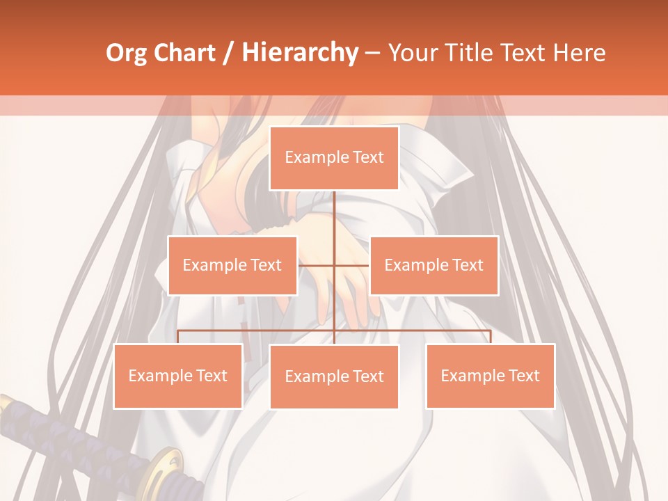 A Woman In A White Dress Holding A Sword PowerPoint Template