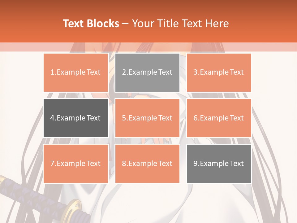 A Woman In A White Dress Holding A Sword PowerPoint Template