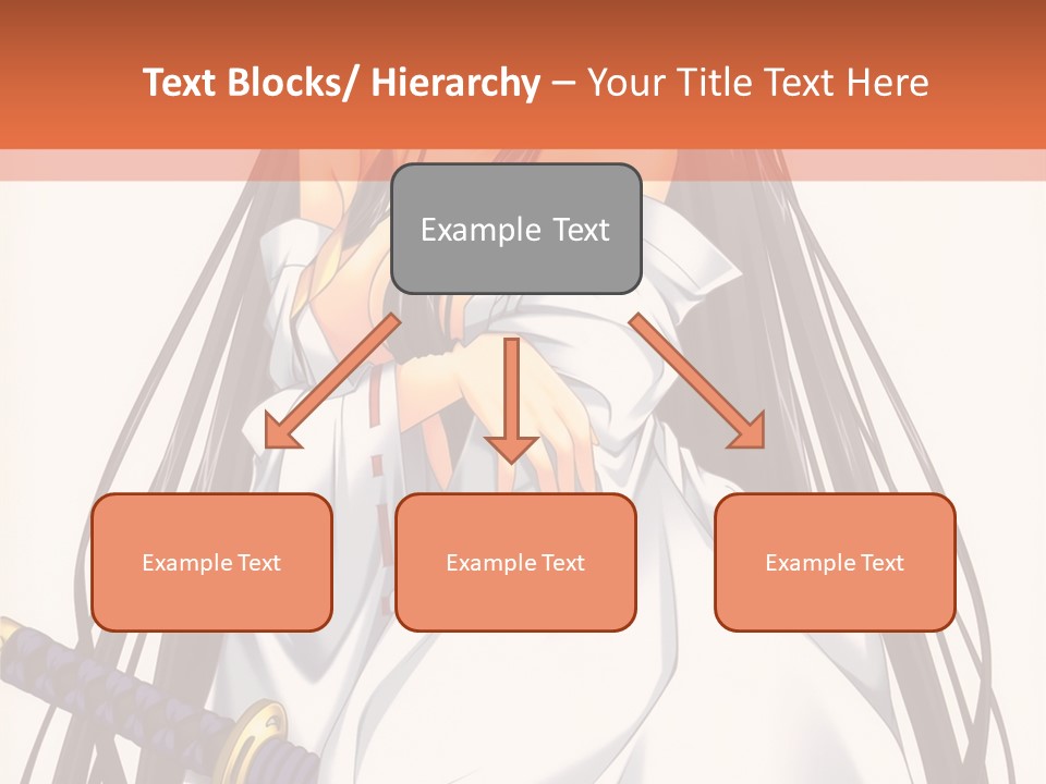 A Woman In A White Dress Holding A Sword PowerPoint Template