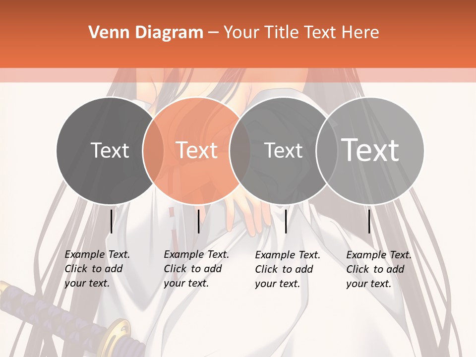 A Woman In A White Dress Holding A Sword PowerPoint Template