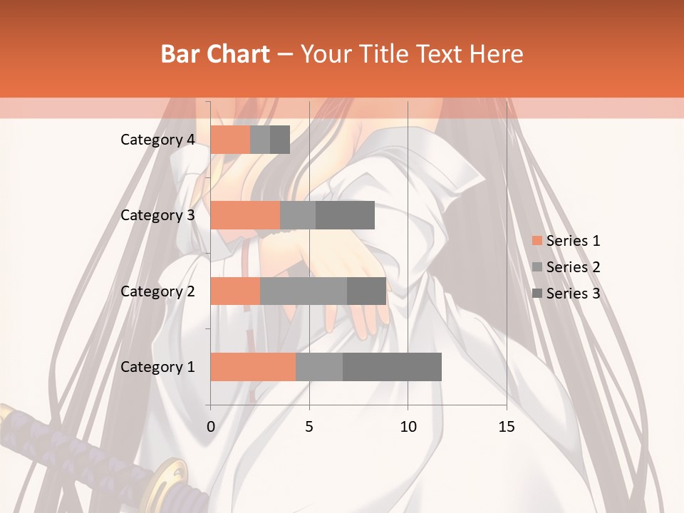 A Woman In A White Dress Holding A Sword PowerPoint Template