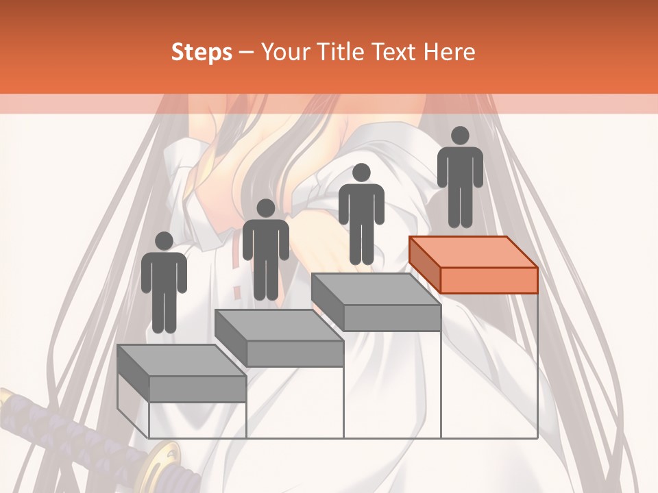 A Woman In A White Dress Holding A Sword PowerPoint Template