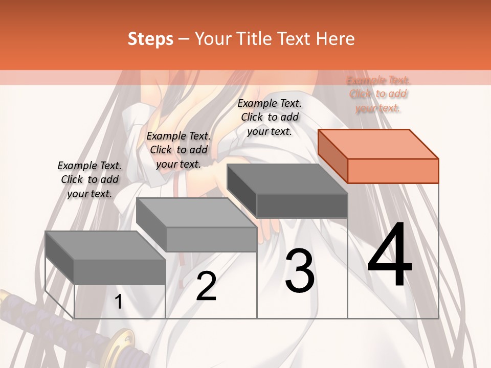 A Woman In A White Dress Holding A Sword PowerPoint Template