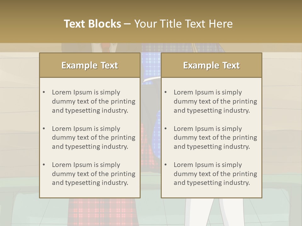 A Couple Of Anime Characters Sitting On A Bench PowerPoint Template