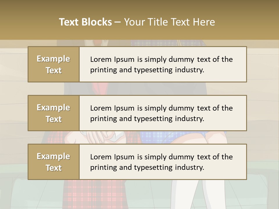 A Couple Of Anime Characters Sitting On A Bench PowerPoint Template