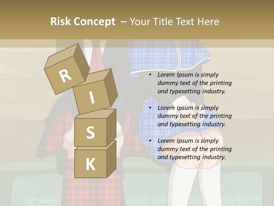 A Couple Of Anime Characters Sitting On A Bench PowerPoint Template