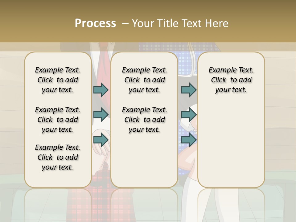 A Couple Of Anime Characters Sitting On A Bench PowerPoint Template