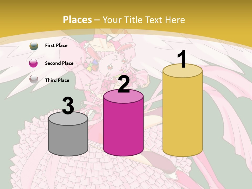 A Girl In A Pink Dress Is Holding A Teddy Bear PowerPoint Template