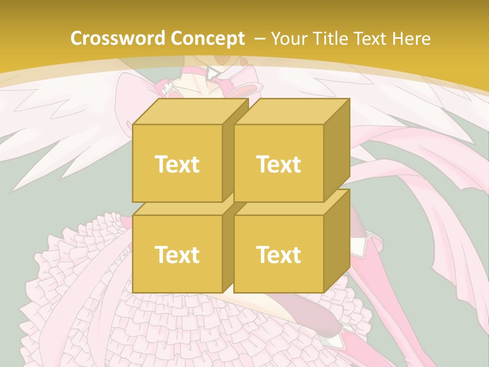 A Girl In A Pink Dress Is Holding A Teddy Bear PowerPoint Template