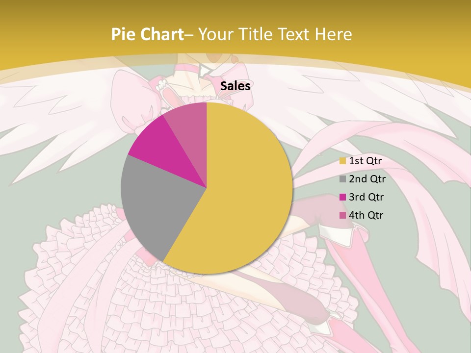 A Girl In A Pink Dress Is Holding A Teddy Bear PowerPoint Template