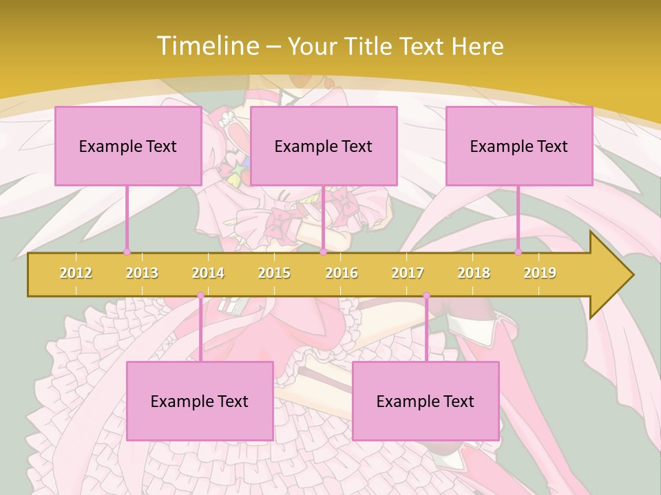 A Girl In A Pink Dress Is Holding A Teddy Bear PowerPoint Template