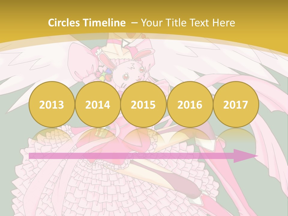 A Girl In A Pink Dress Is Holding A Teddy Bear PowerPoint Template