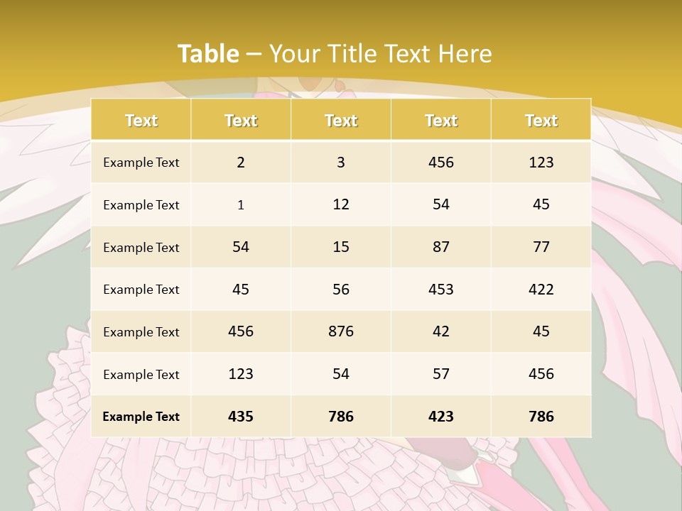 A Girl In A Pink Dress Is Holding A Teddy Bear PowerPoint Template