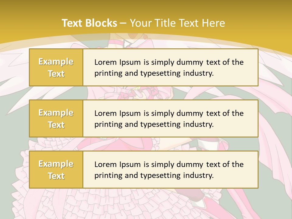 A Girl In A Pink Dress Is Holding A Teddy Bear PowerPoint Template