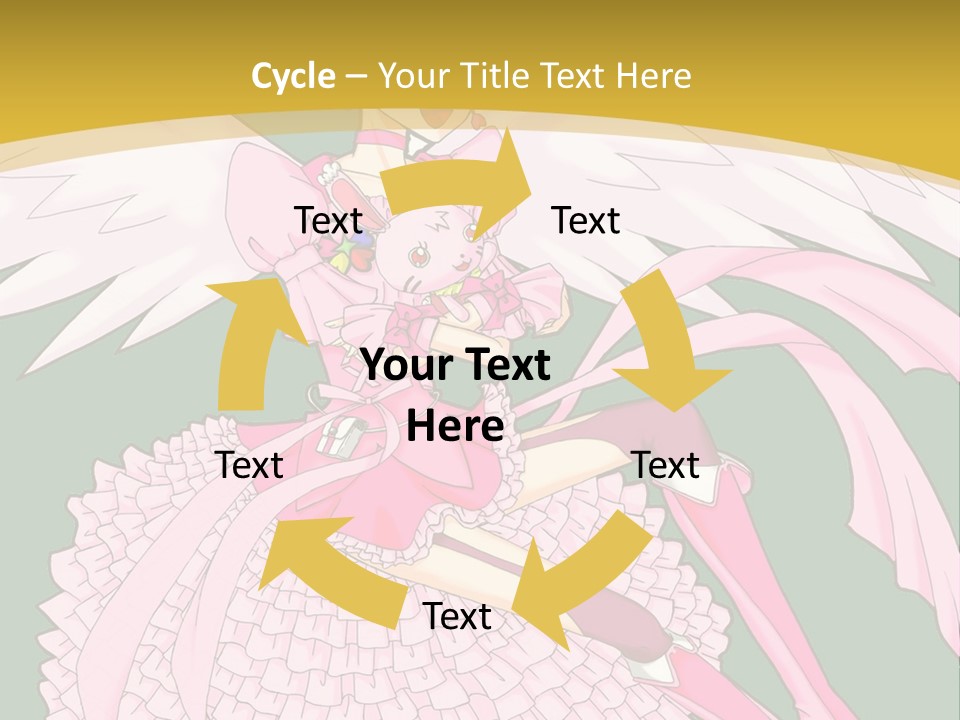 A Girl In A Pink Dress Is Holding A Teddy Bear PowerPoint Template