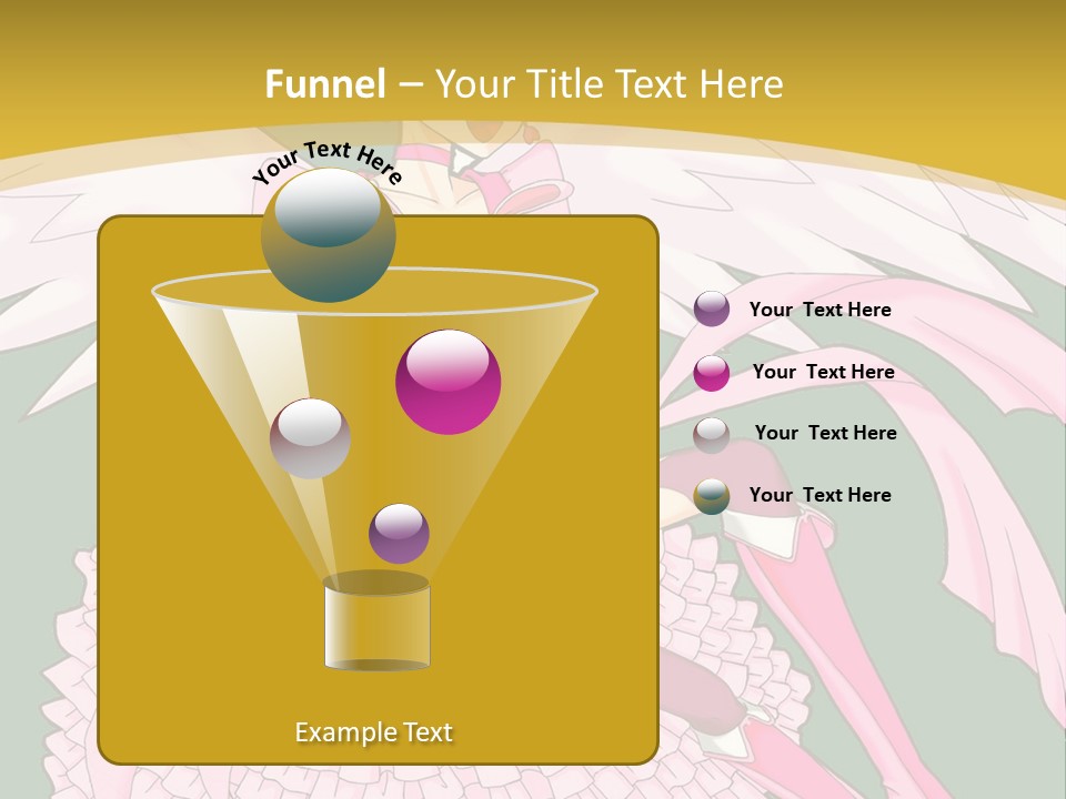 A Girl In A Pink Dress Is Holding A Teddy Bear PowerPoint Template