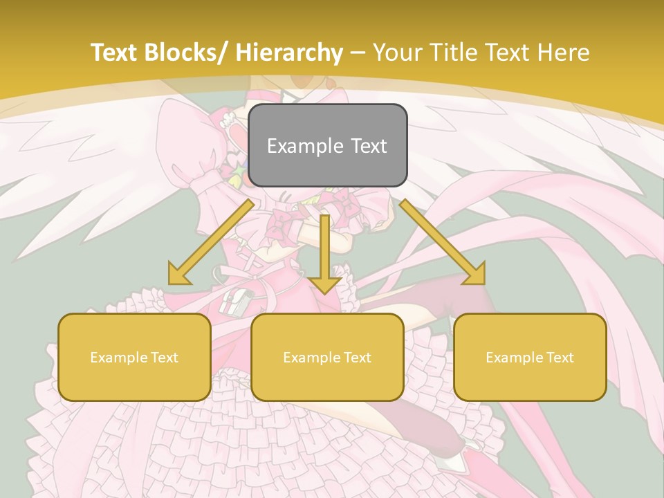 A Girl In A Pink Dress Is Holding A Teddy Bear PowerPoint Template