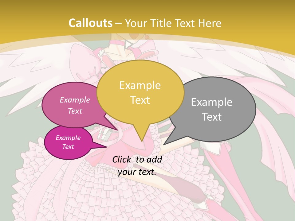 A Girl In A Pink Dress Is Holding A Teddy Bear PowerPoint Template