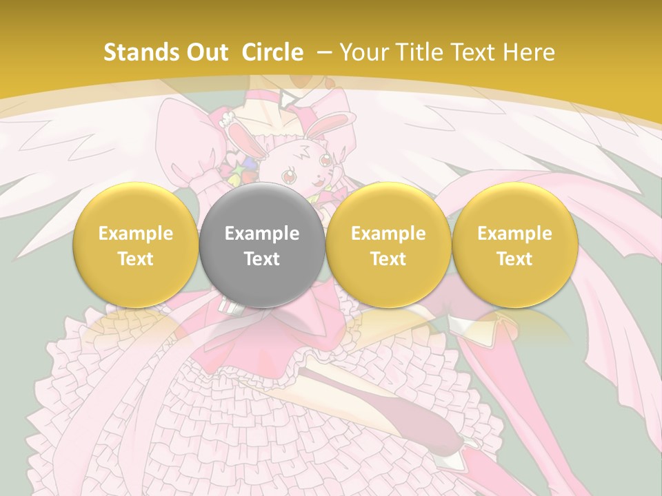 A Girl In A Pink Dress Is Holding A Teddy Bear PowerPoint Template