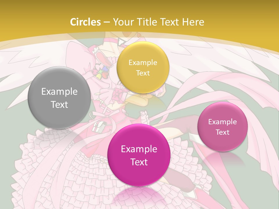 A Girl In A Pink Dress Is Holding A Teddy Bear PowerPoint Template