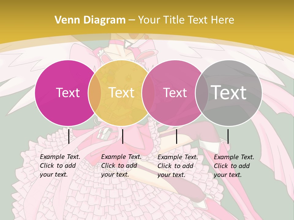 A Girl In A Pink Dress Is Holding A Teddy Bear PowerPoint Template