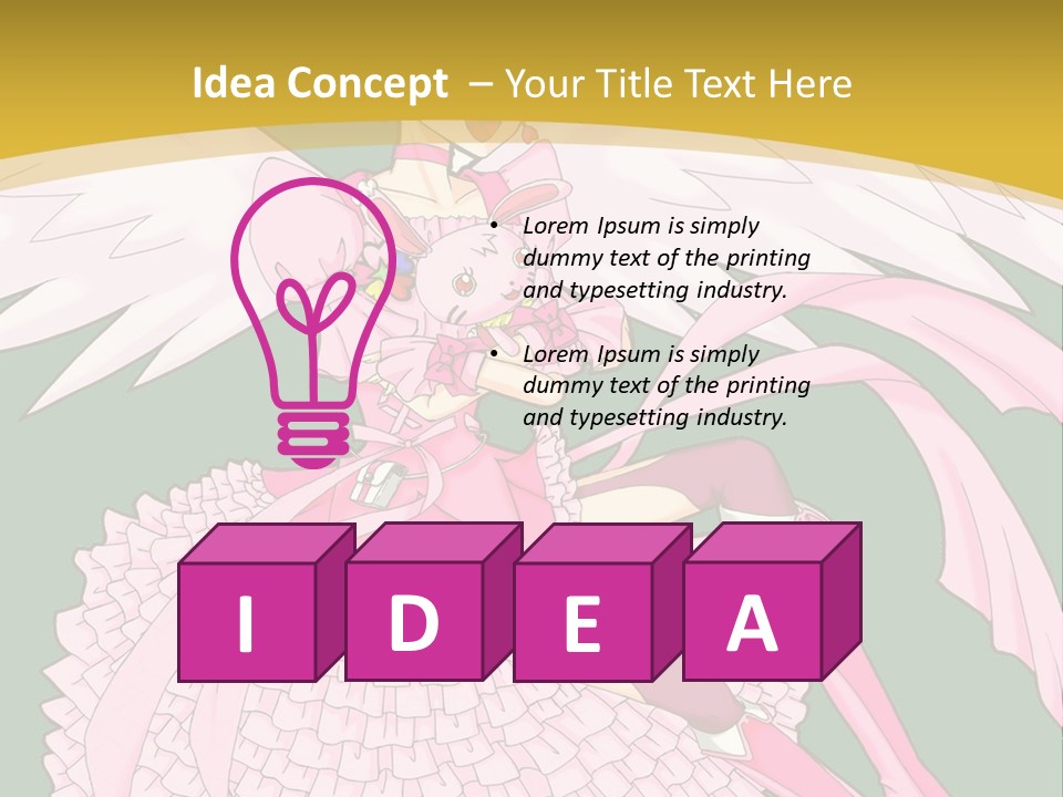 A Girl In A Pink Dress Is Holding A Teddy Bear PowerPoint Template