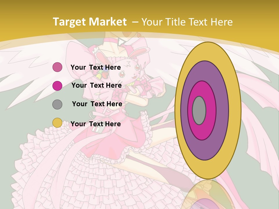 A Girl In A Pink Dress Is Holding A Teddy Bear PowerPoint Template