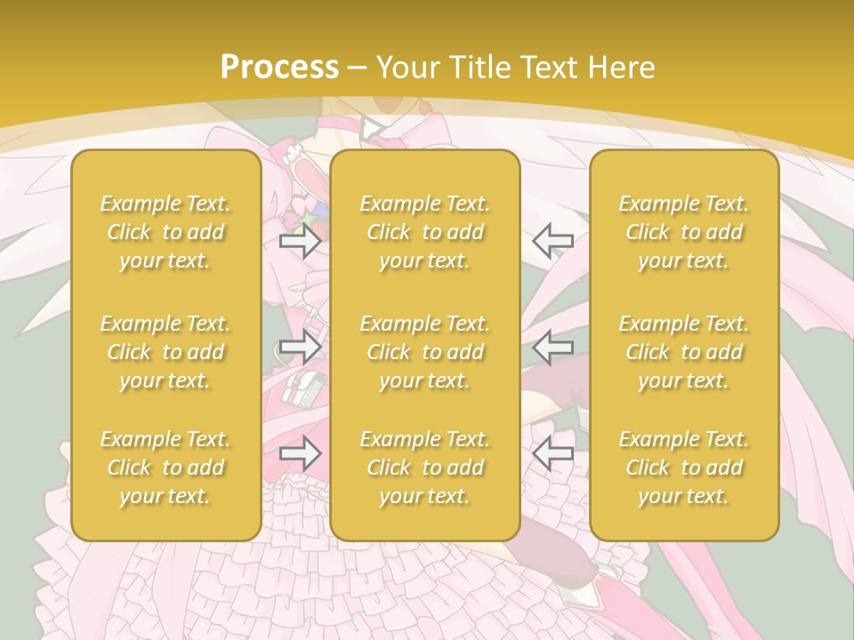 A Girl In A Pink Dress Is Holding A Teddy Bear PowerPoint Template