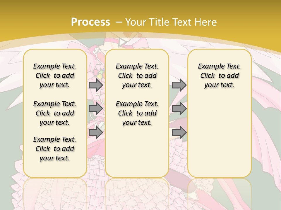 A Girl In A Pink Dress Is Holding A Teddy Bear PowerPoint Template