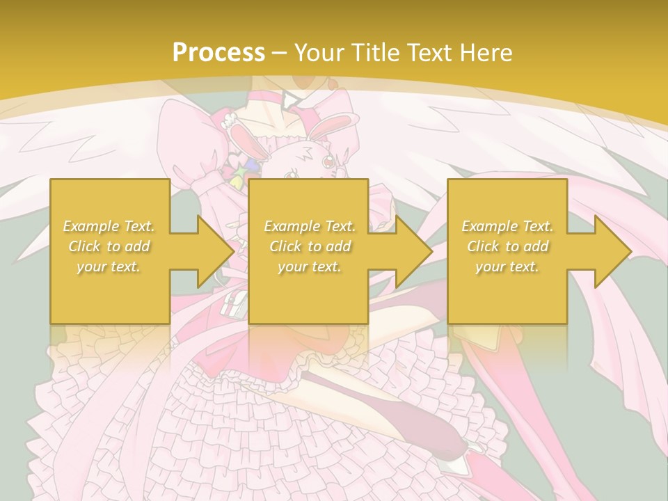 A Girl In A Pink Dress Is Holding A Teddy Bear PowerPoint Template