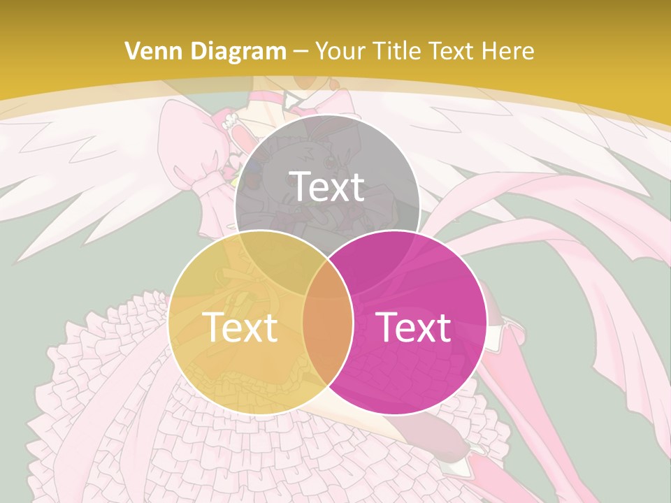 A Girl In A Pink Dress Is Holding A Teddy Bear PowerPoint Template