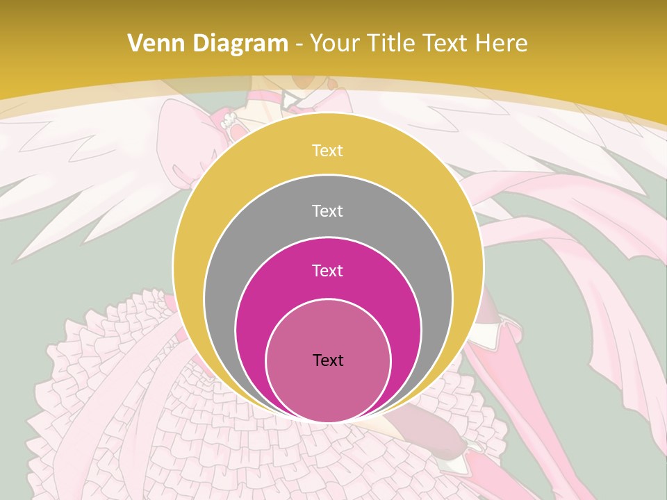 A Girl In A Pink Dress Is Holding A Teddy Bear PowerPoint Template