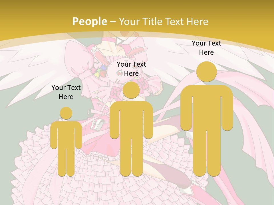 A Girl In A Pink Dress Is Holding A Teddy Bear PowerPoint Template