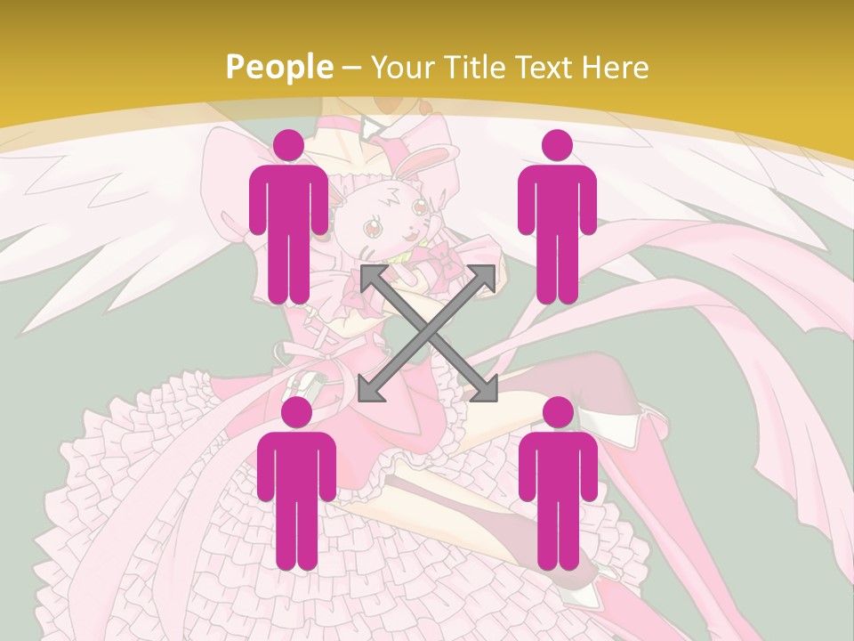 A Girl In A Pink Dress Is Holding A Teddy Bear PowerPoint Template