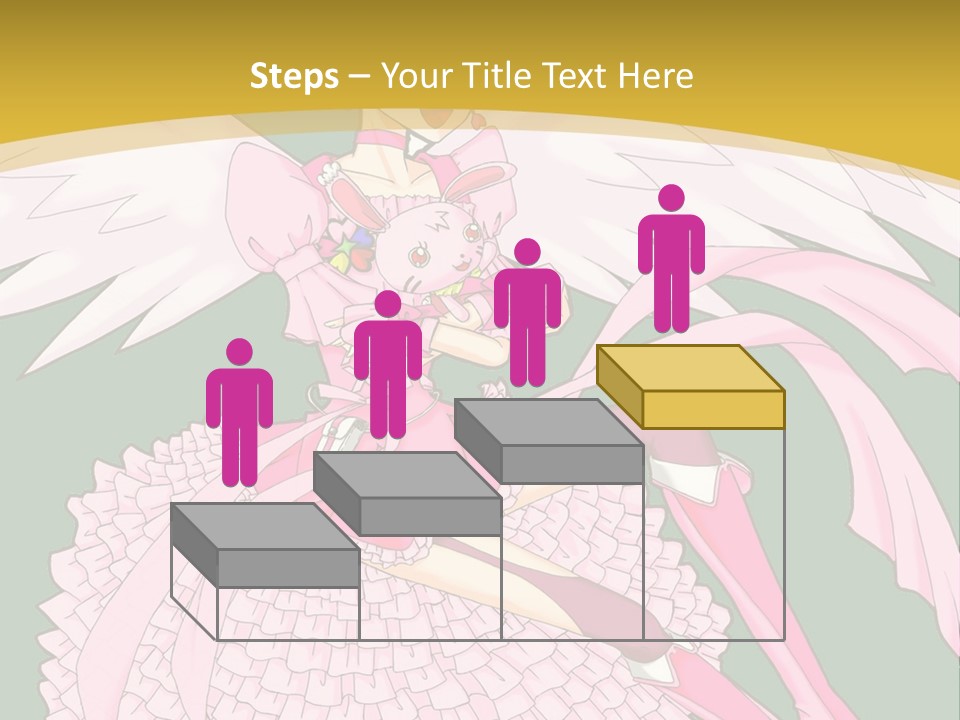 A Girl In A Pink Dress Is Holding A Teddy Bear PowerPoint Template