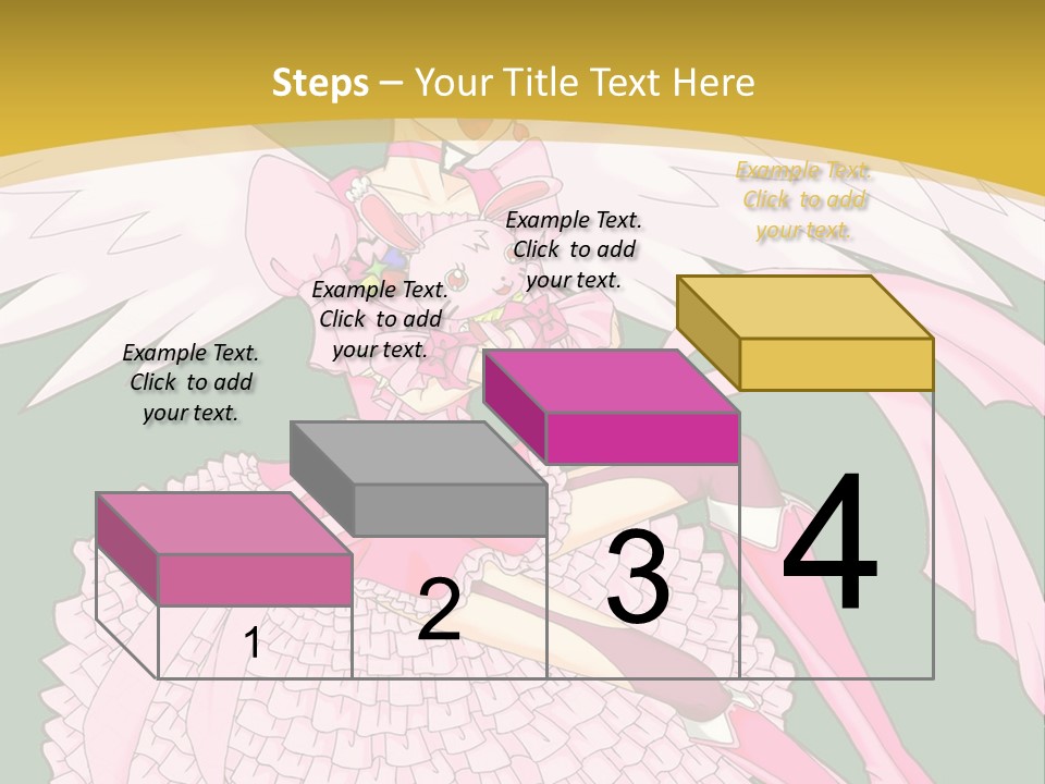 A Girl In A Pink Dress Is Holding A Teddy Bear PowerPoint Template