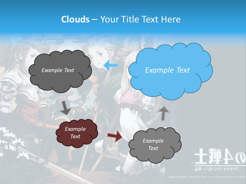 A Group Of People Sitting Next To Each Other PowerPoint Template